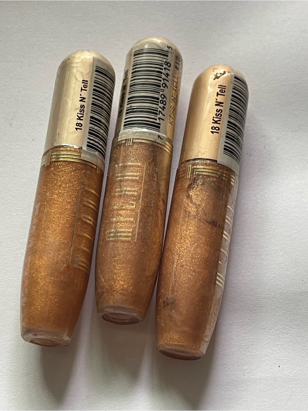 3  MIlani Crystal Gloss for Lips #18 KISS N TELL.